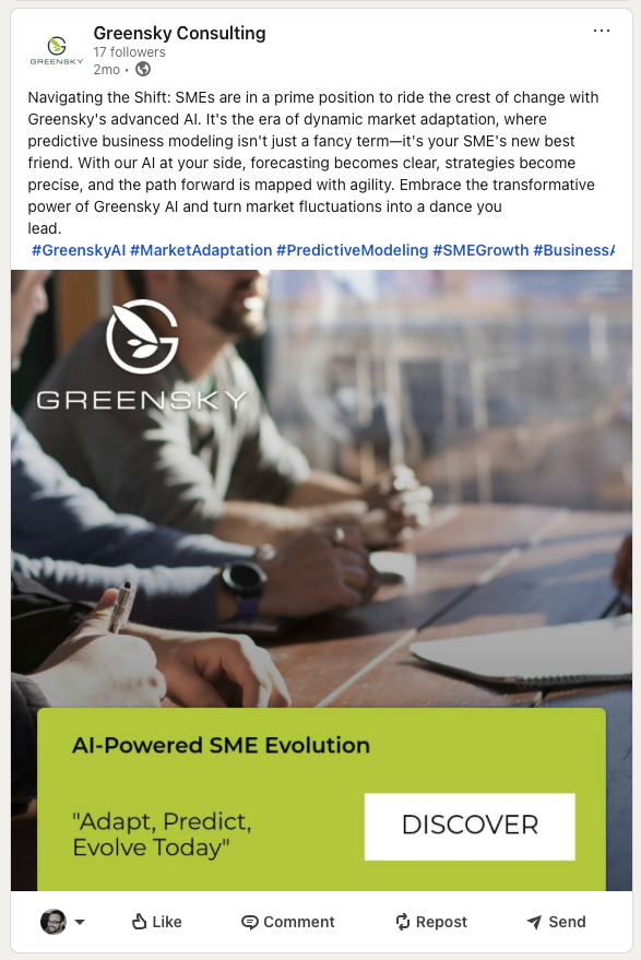 linkedin post example