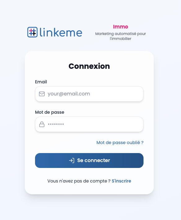 Linkeme real estate login